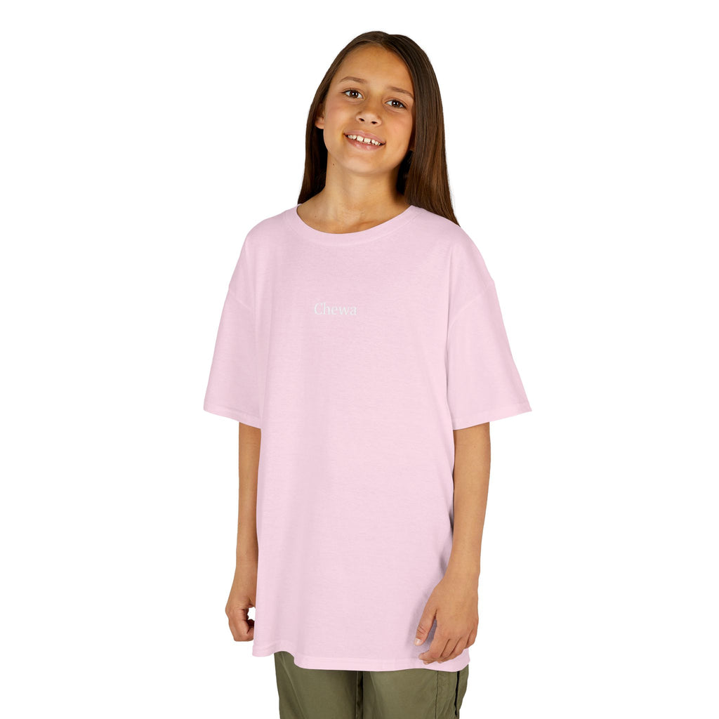 Kinder Chewa T-Shirt - Pink / Weiß