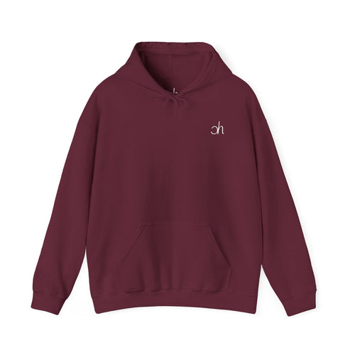 CH Hoodie - Kastanienbraun / Weiß – Hauptansicht