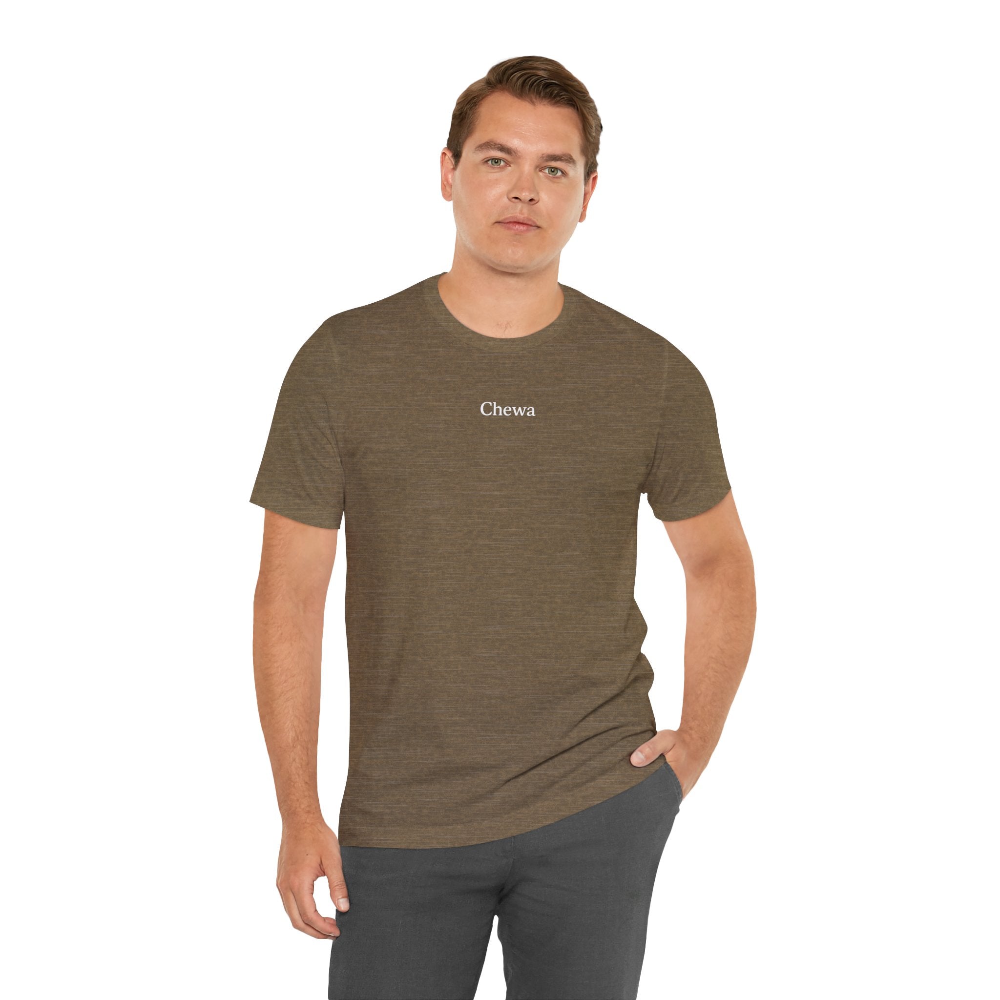 Chewa T-Shirt unisex - Grün / Weiß