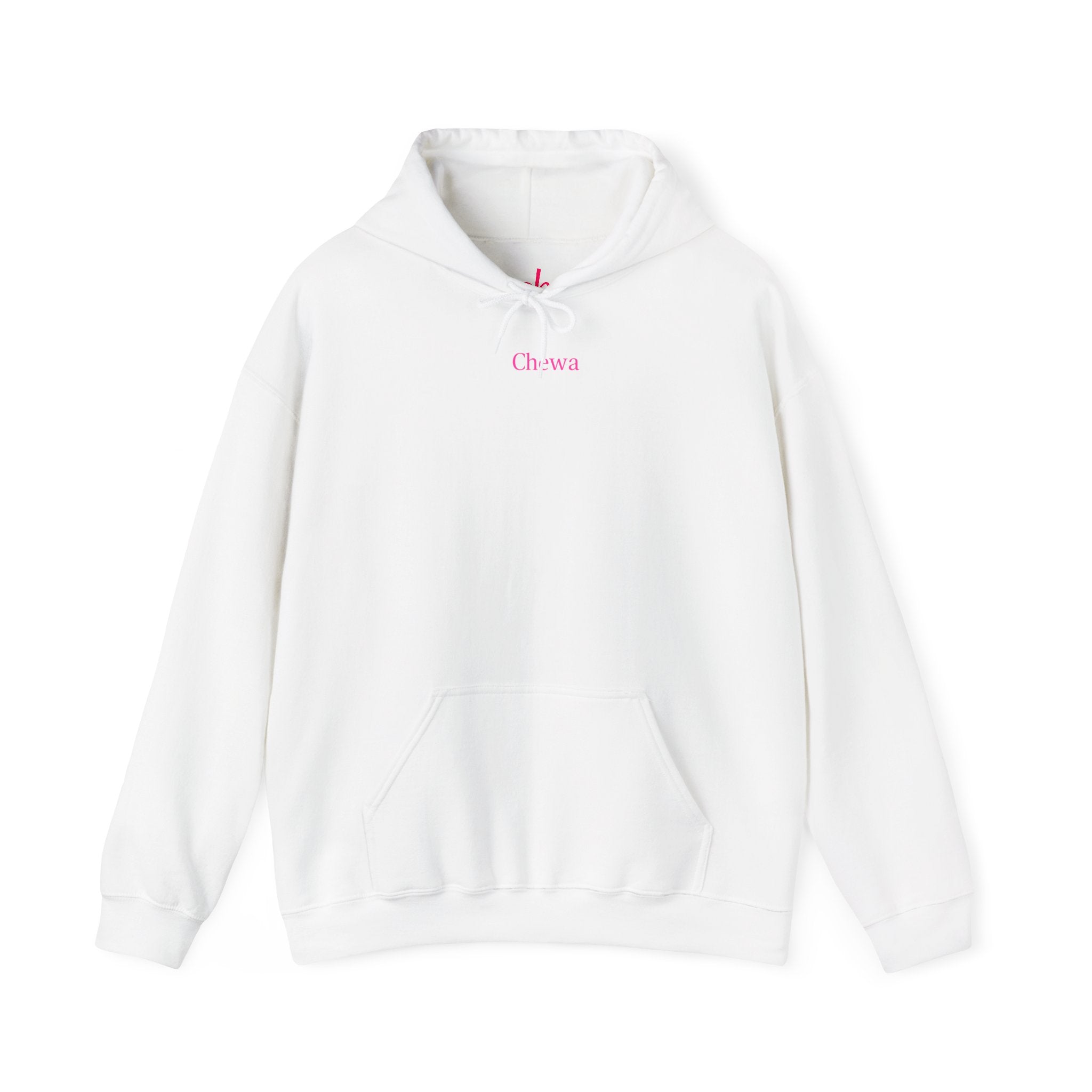 Chewa Hoodie - Weiß / Pink