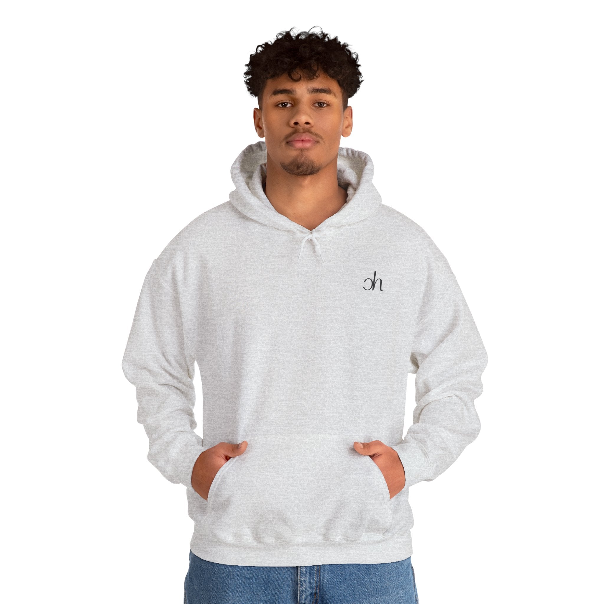 Ch Hoodie - Hellgrau / Schwarz