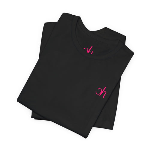 Ch T-Shirt - Schwarz / Pink