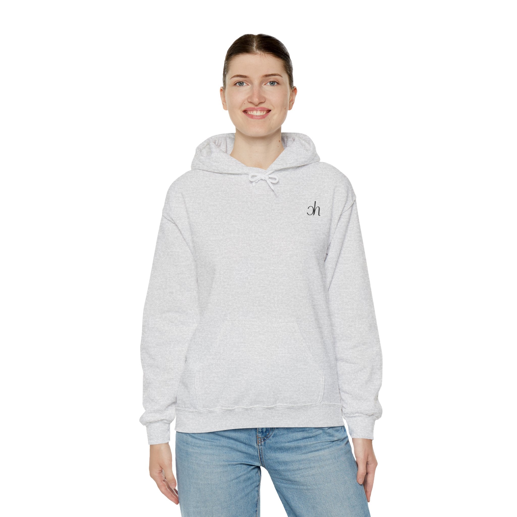 Ch Hoodie - Hellgrau / Schwarz