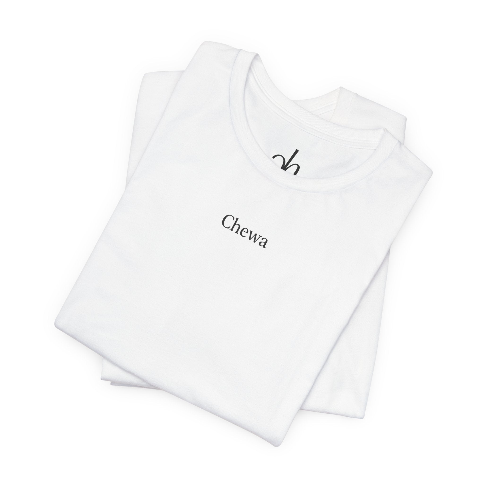 Chewa T-Shirt unisex - Weiß / Schwarz