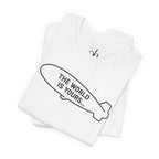 Design T-Shirt The World Is Yours - Weiß