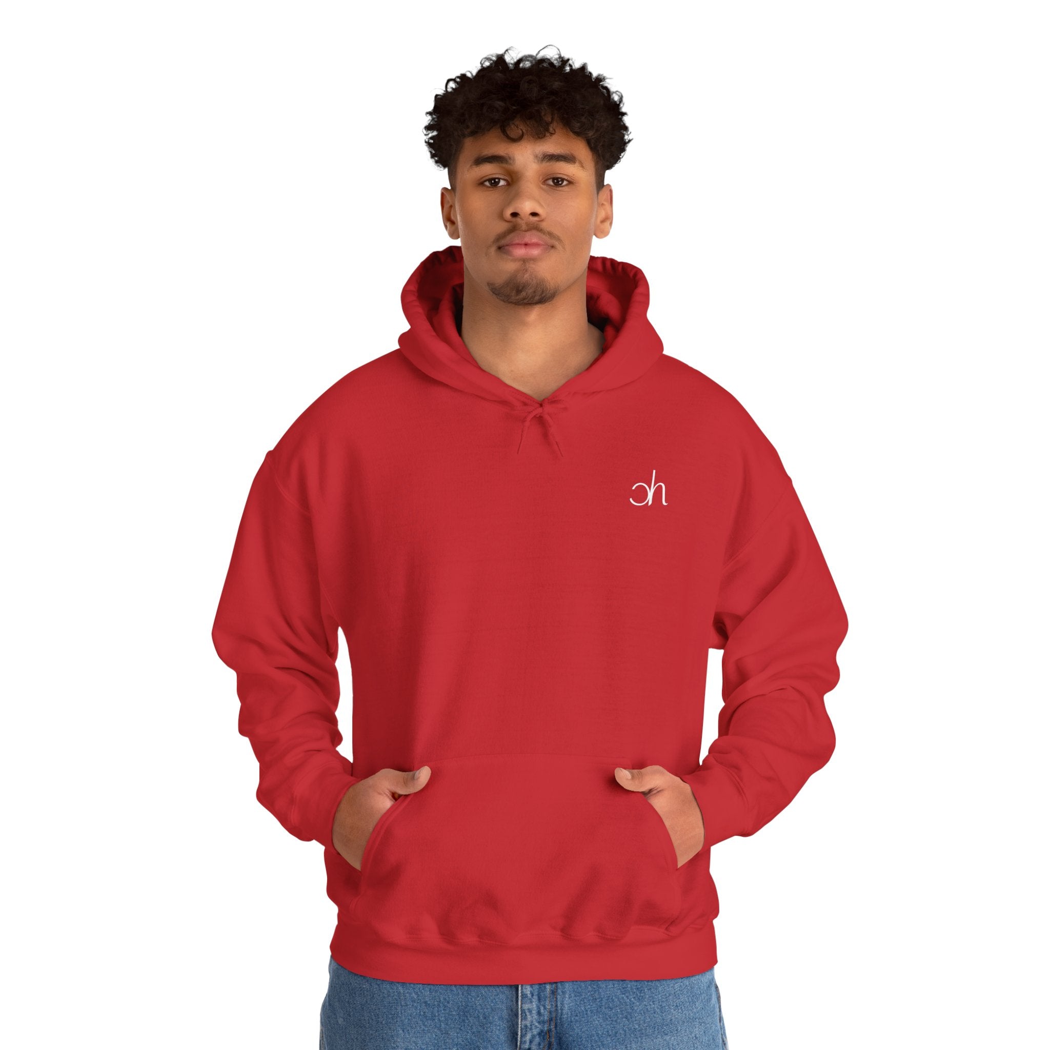 Ch Hoodie - Rot / Weiß