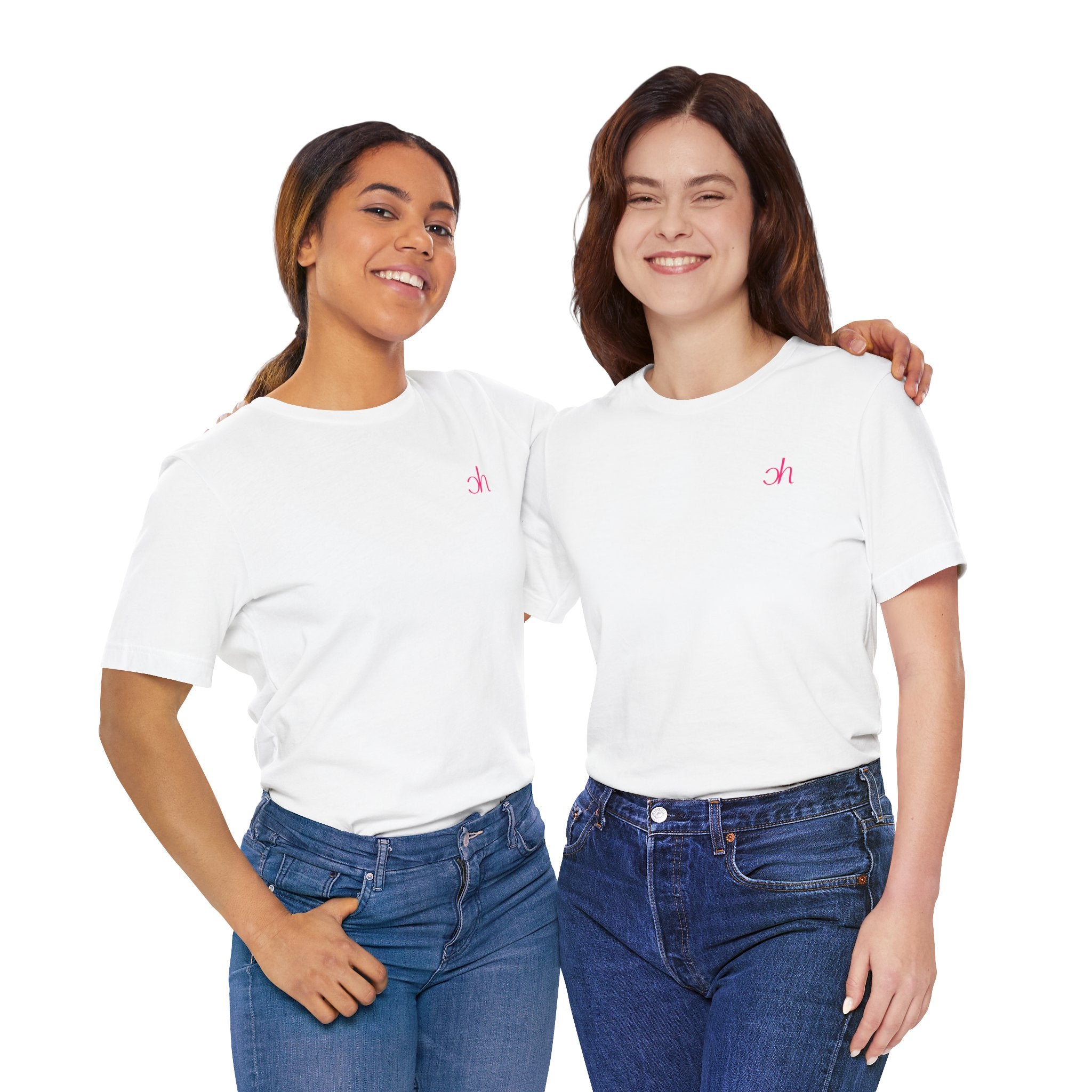CH T-Shirt - Weiß / Pink – Produktansicht 4