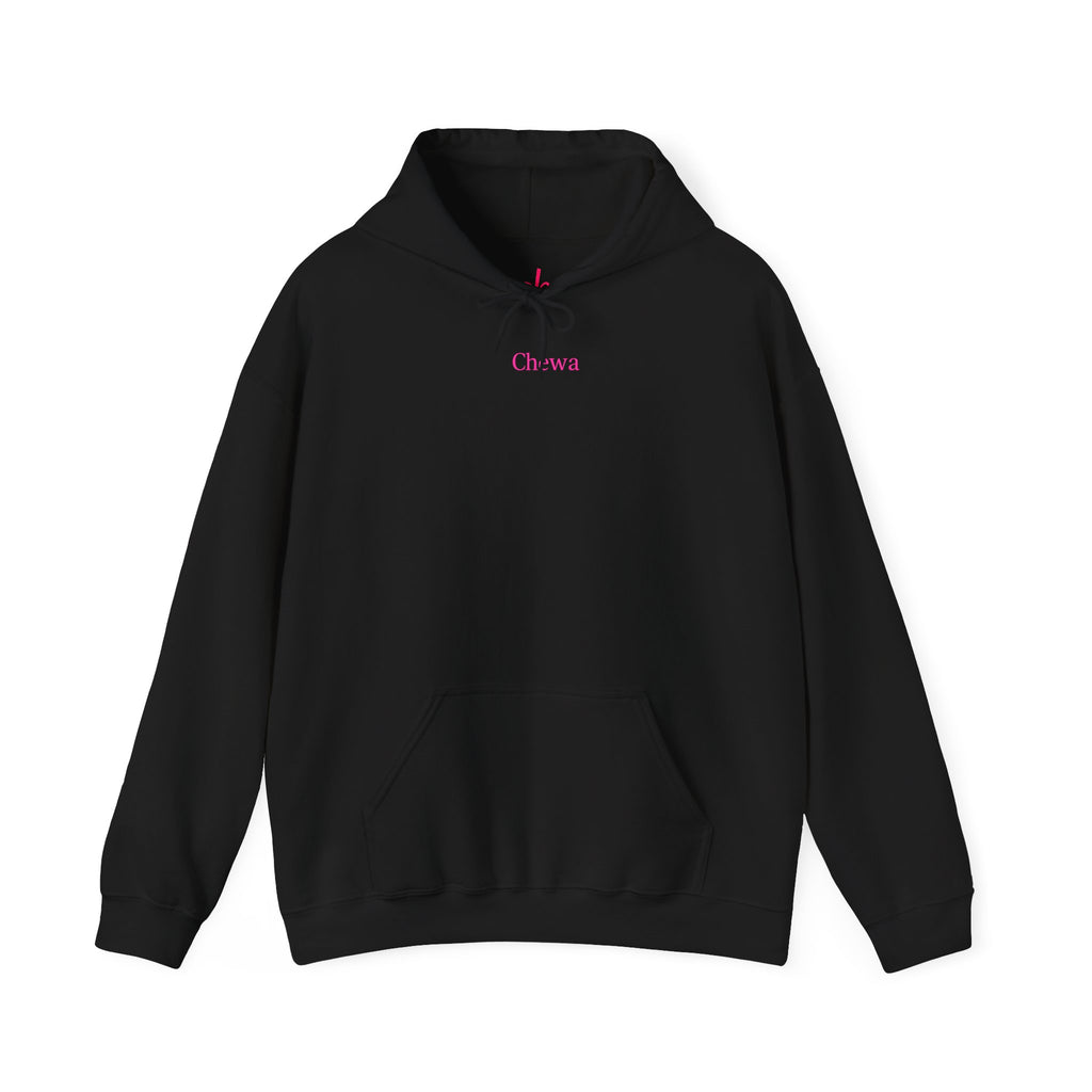 Chewa Hoodie - Schwarz/ Pink