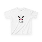 Kinder Design T-Shirt Pandi - Weiß