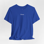 CHEWA Logo T-Shirt - Blau/Weiß – Produktansicht 4