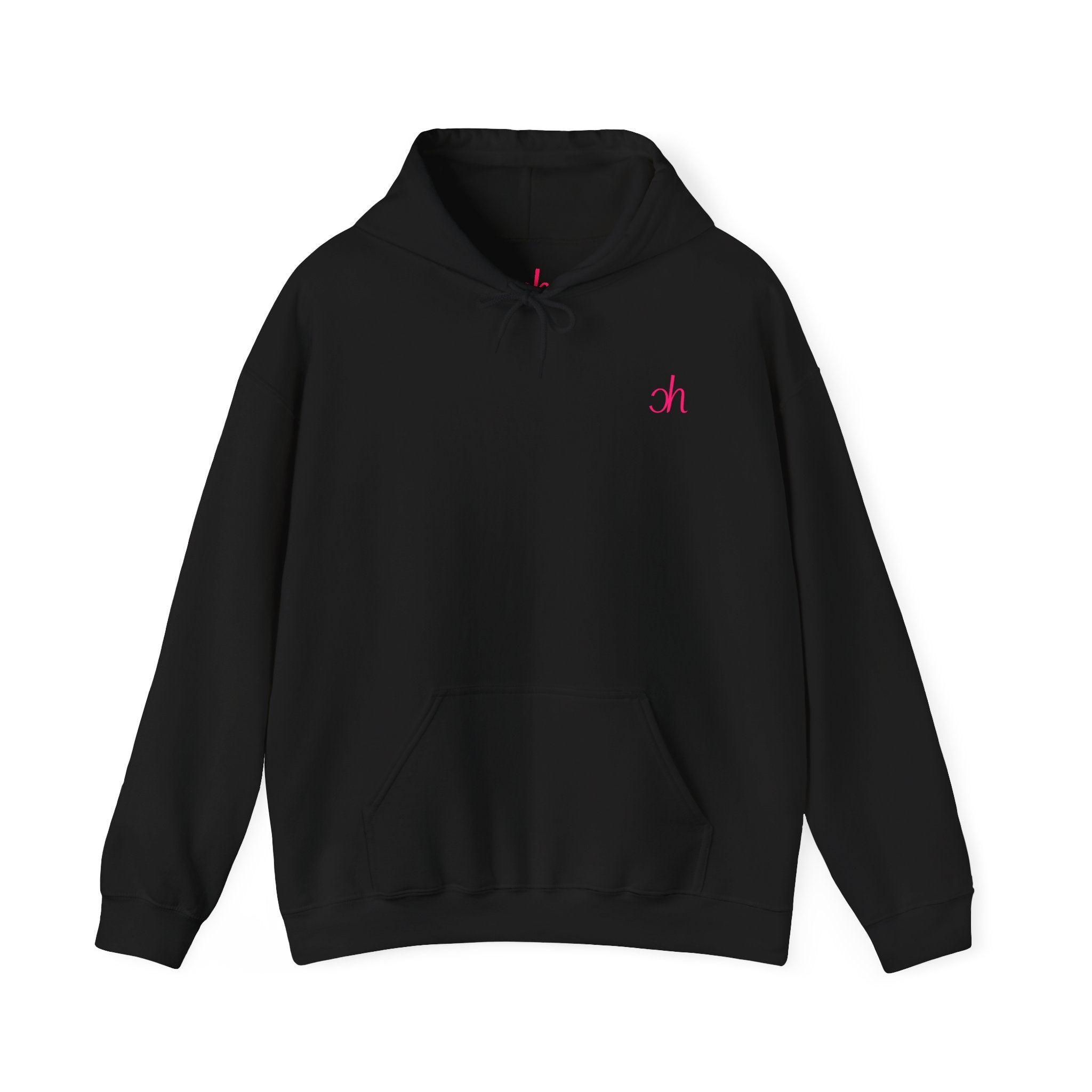 Ch Hoodie - Schwarz / Pink