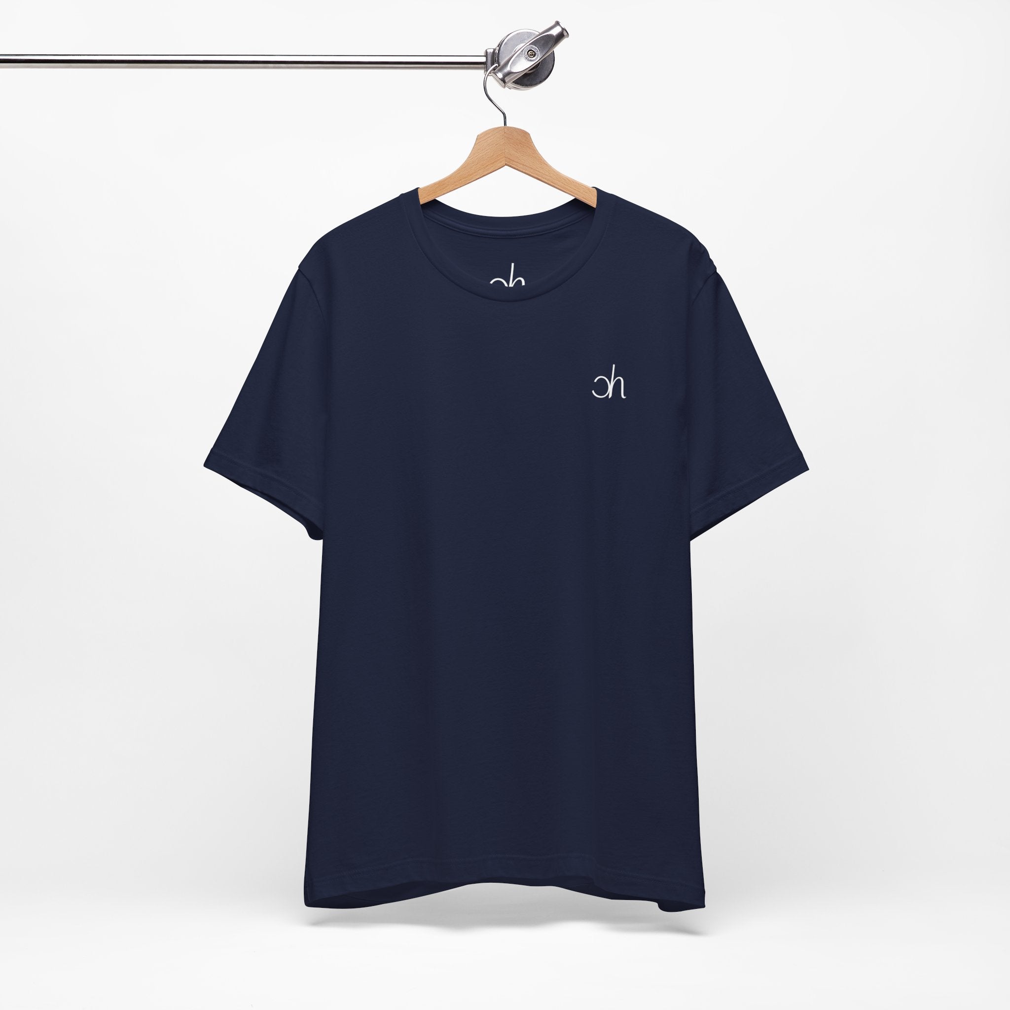 Ch T-Shirt unisex - Dunkelblau / Weiß