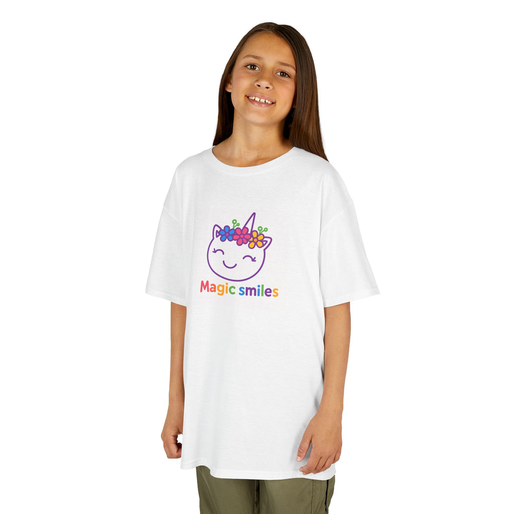 Kinder Design T-Shirt Magic - Weiß