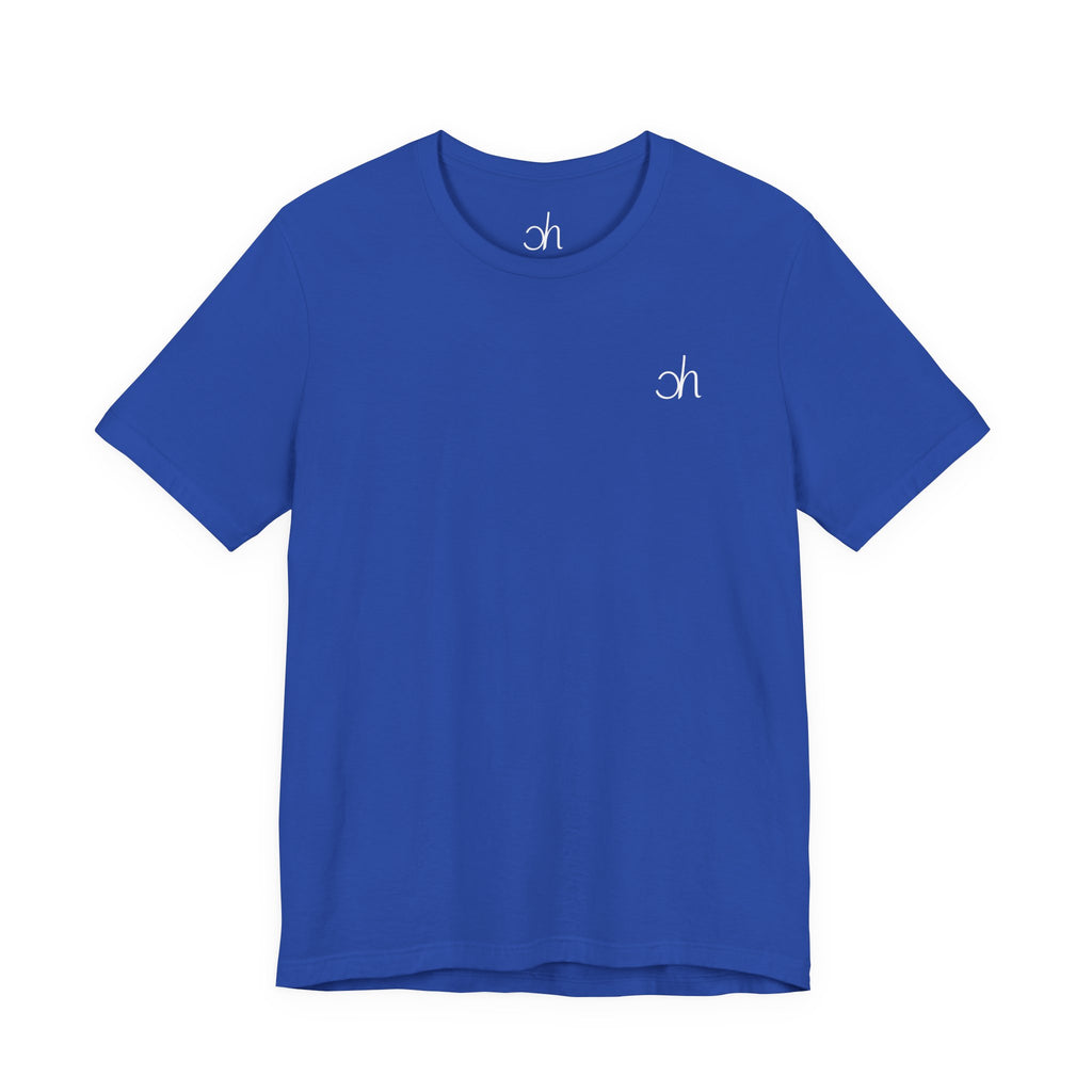 CH Signature T-Shirt - Blau/Weiß – Hauptansicht