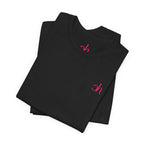 CH Signature T-Shirt - Schwarz/Pink – Produktansicht 2