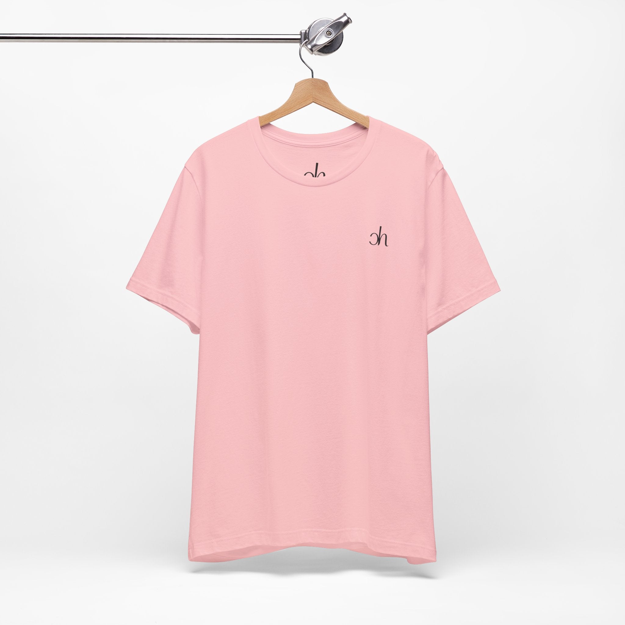 CH Signature T-Shirt - Pink/Schwarz – Hauptansicht