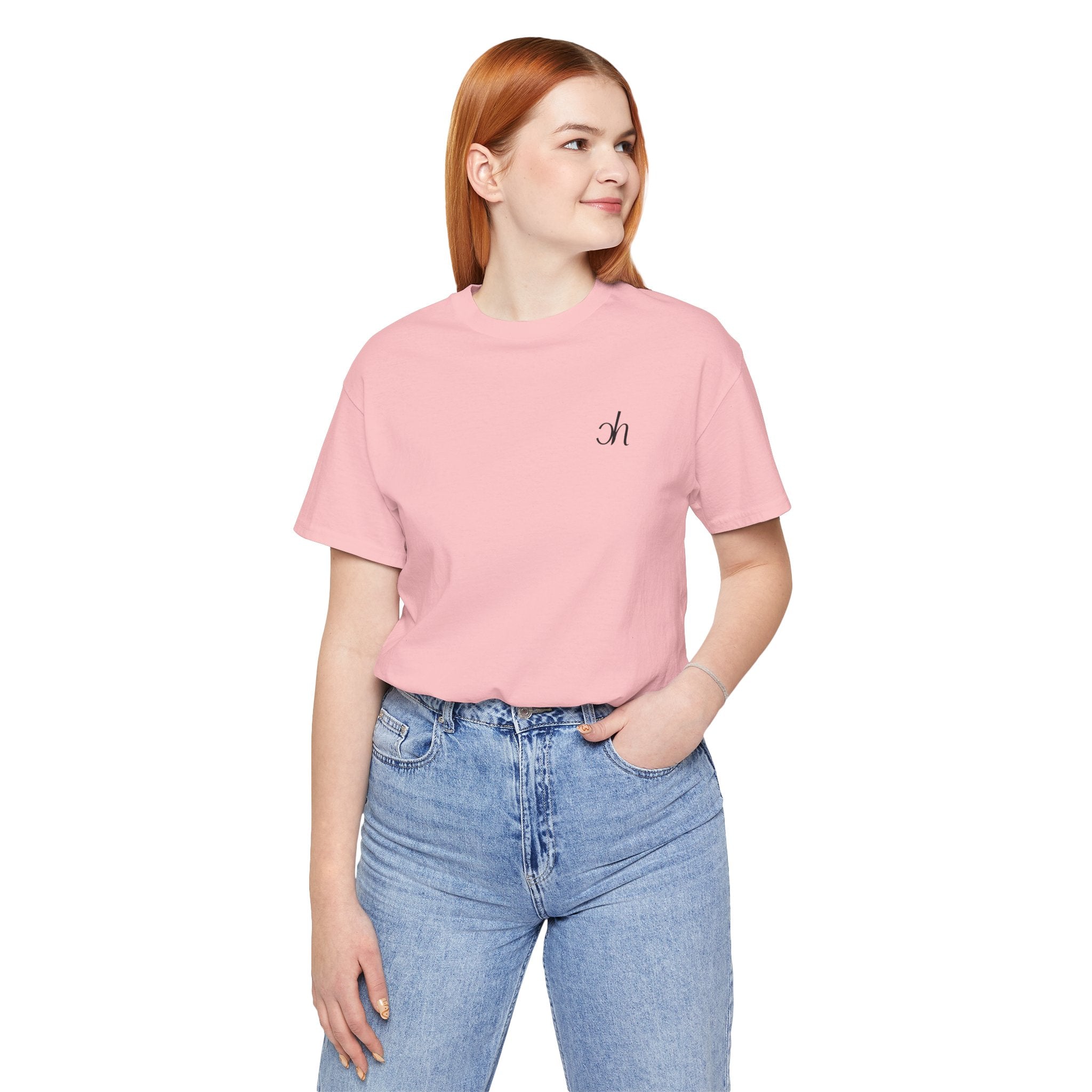 CH Signature T-Shirt - Pink/Schwarz – Produktansicht 5