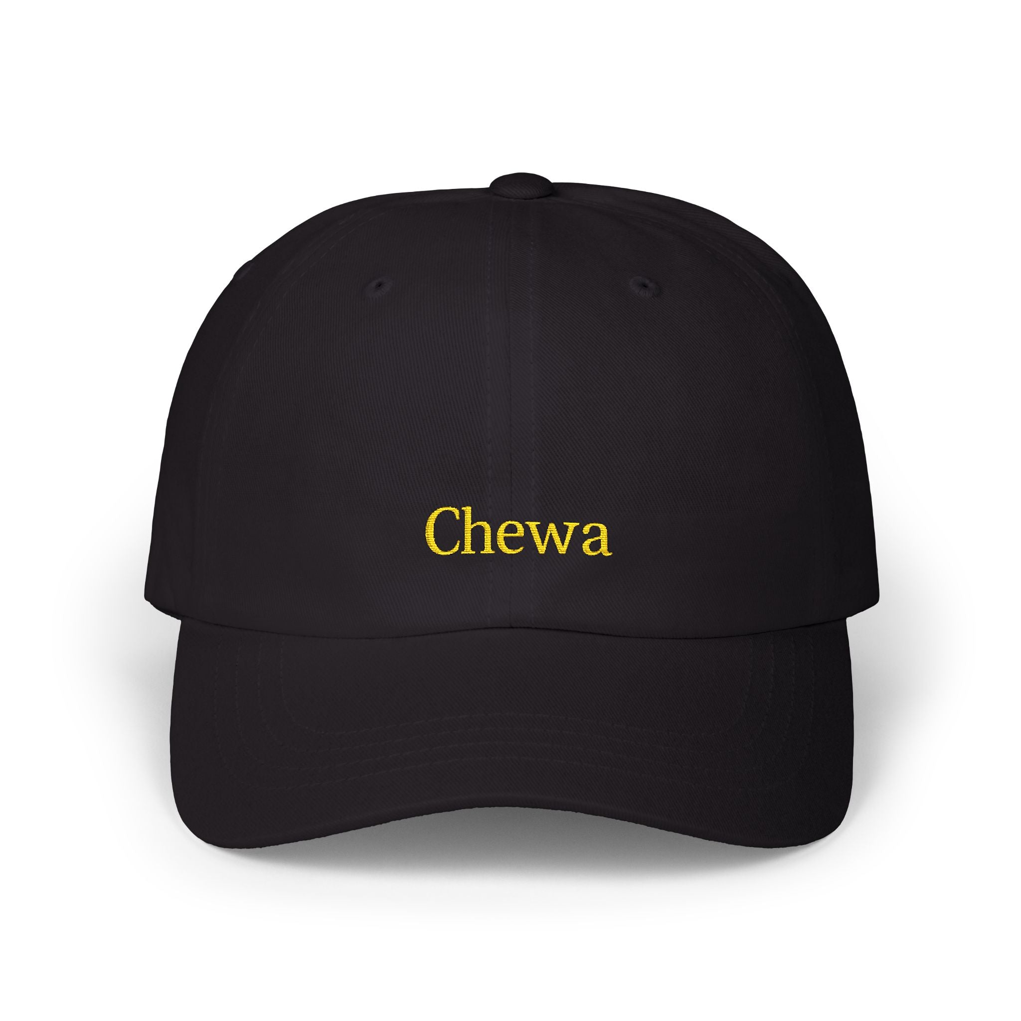 CHEWA Cap - Schwarz / Gold – Hauptansicht