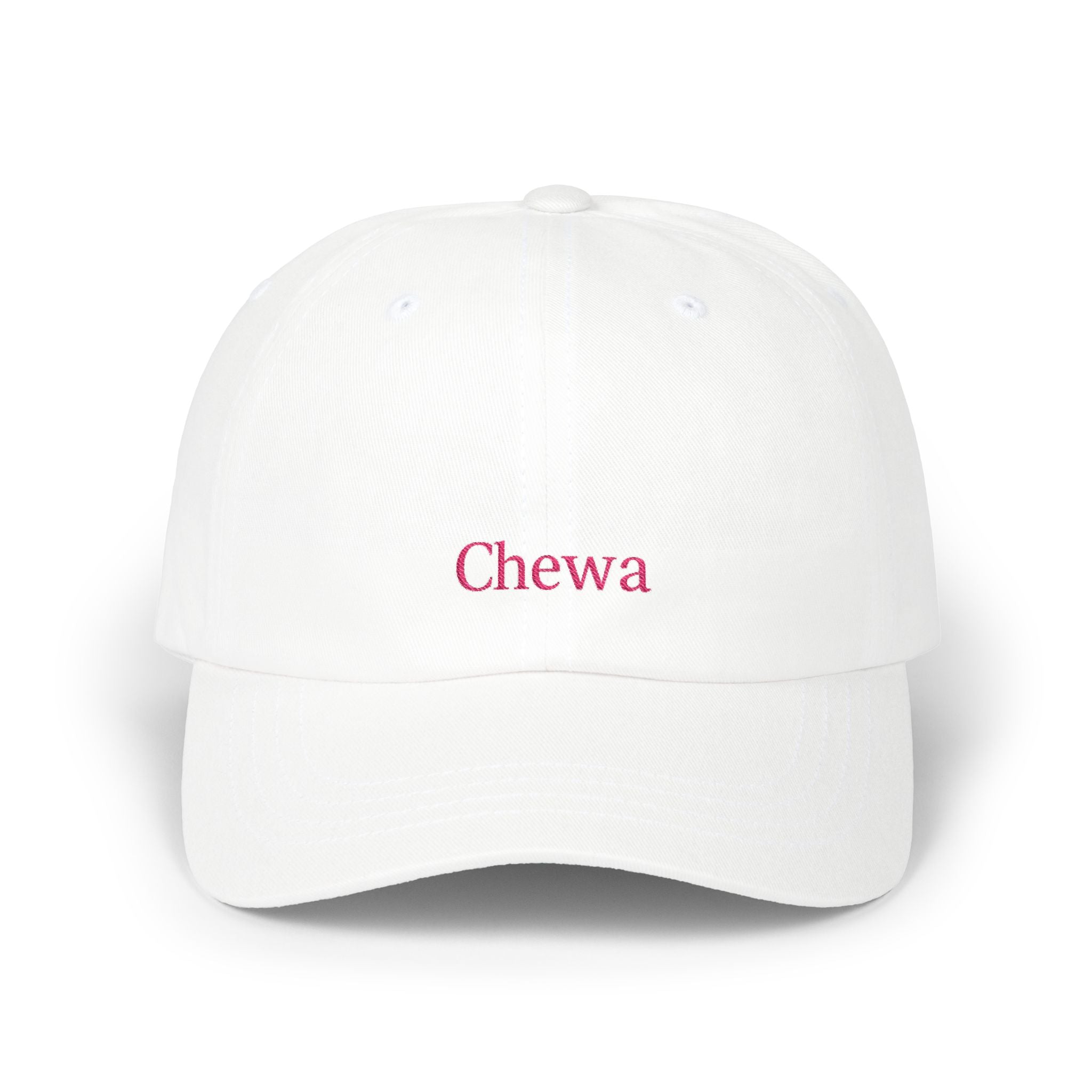 CHEWA Cap - Weiß / Pink – Hauptansicht