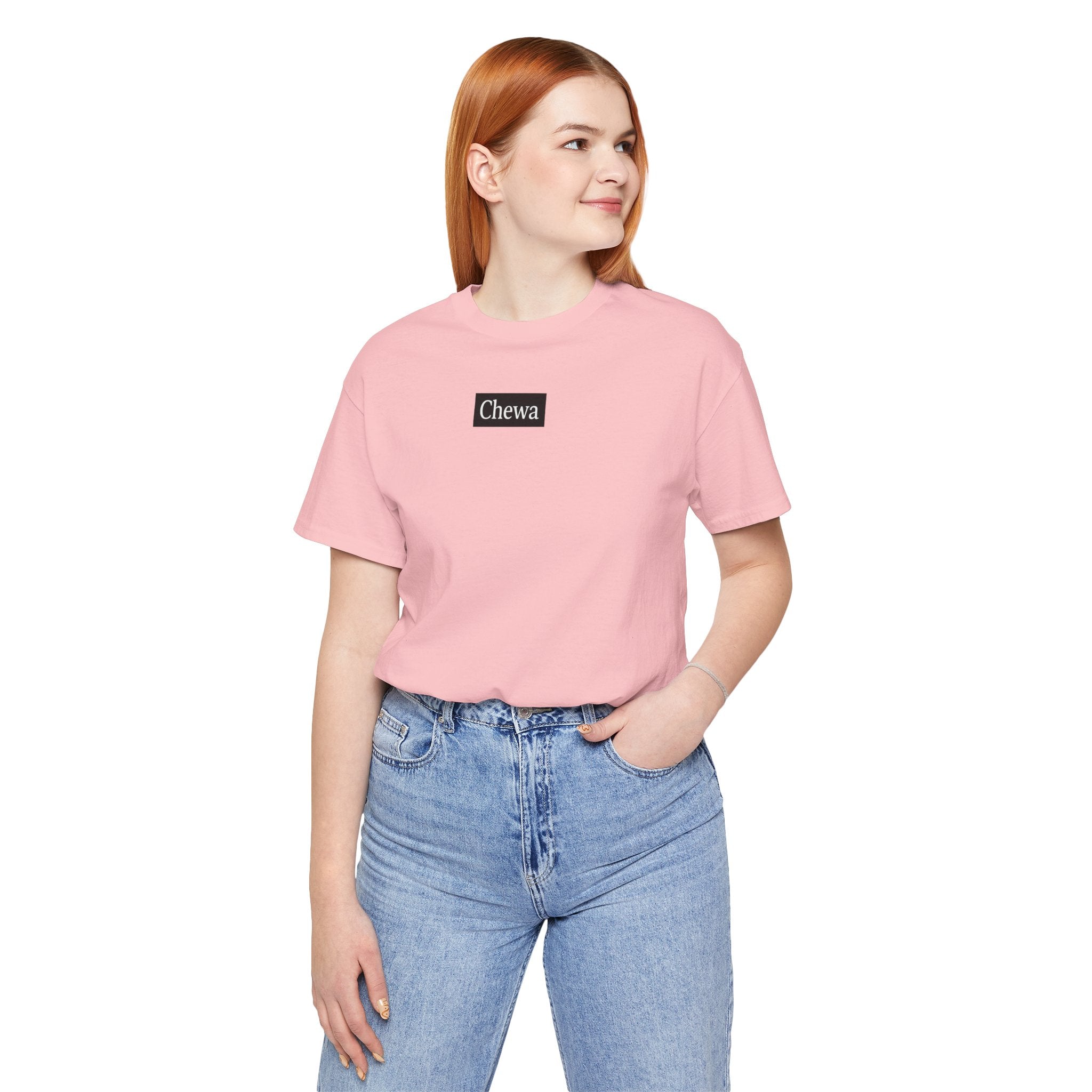 CHEWA Saz T-Shirt - Pink/Schwarz – Produktansicht 4