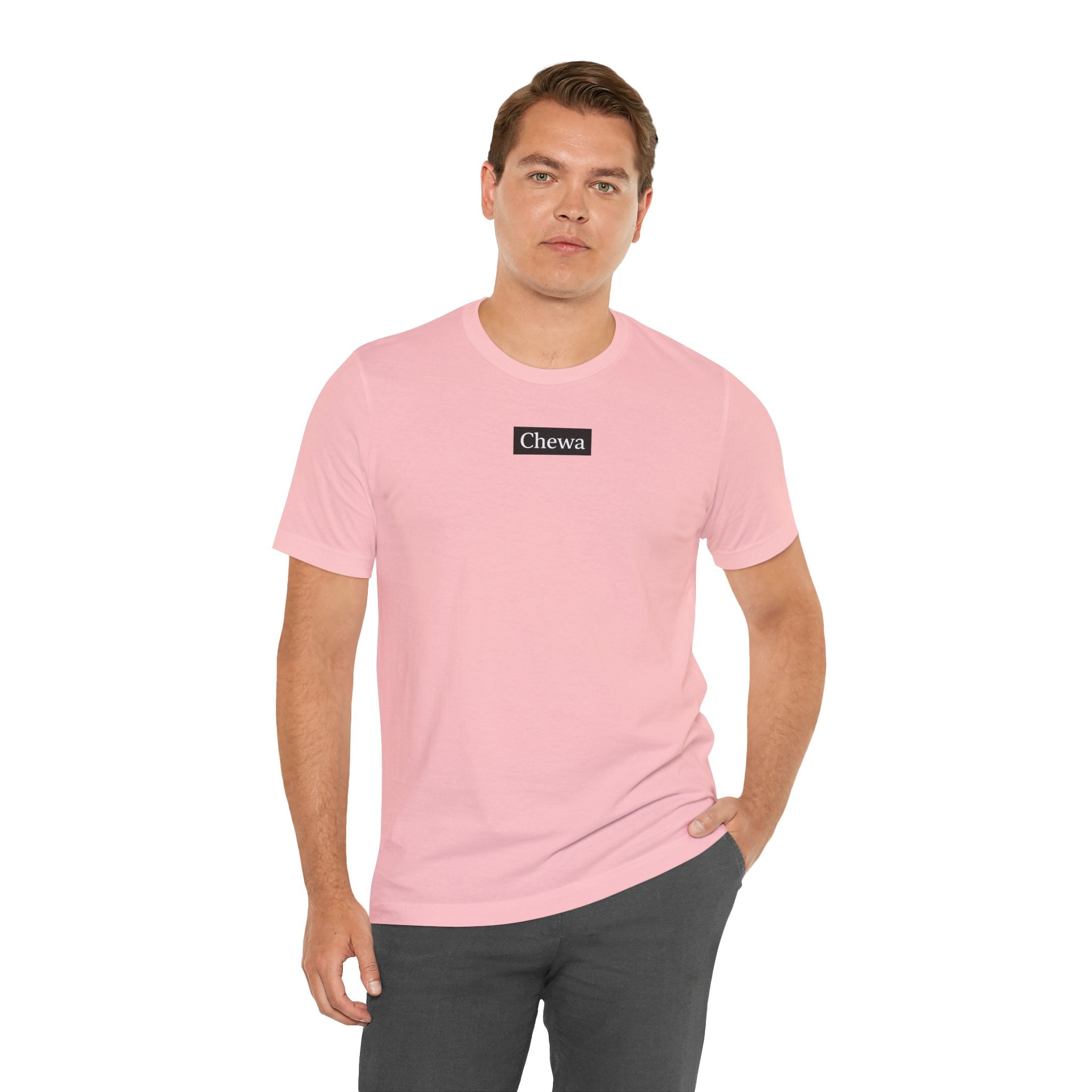 CHEWA Saz T-Shirt - Pink/Schwarz – Produktansicht 5
