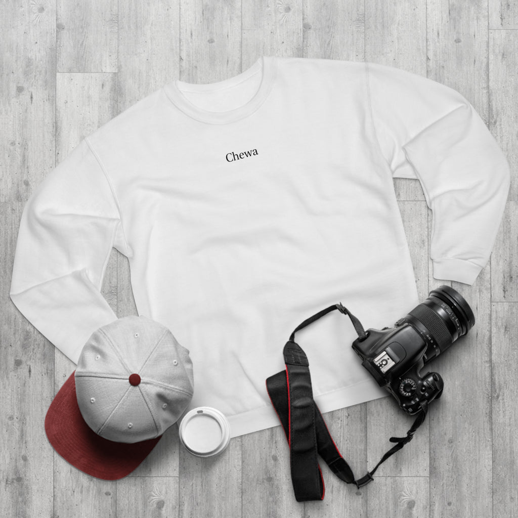 CHEWA Sweatshirt - Weiß / Schwarz – Produktansicht 3