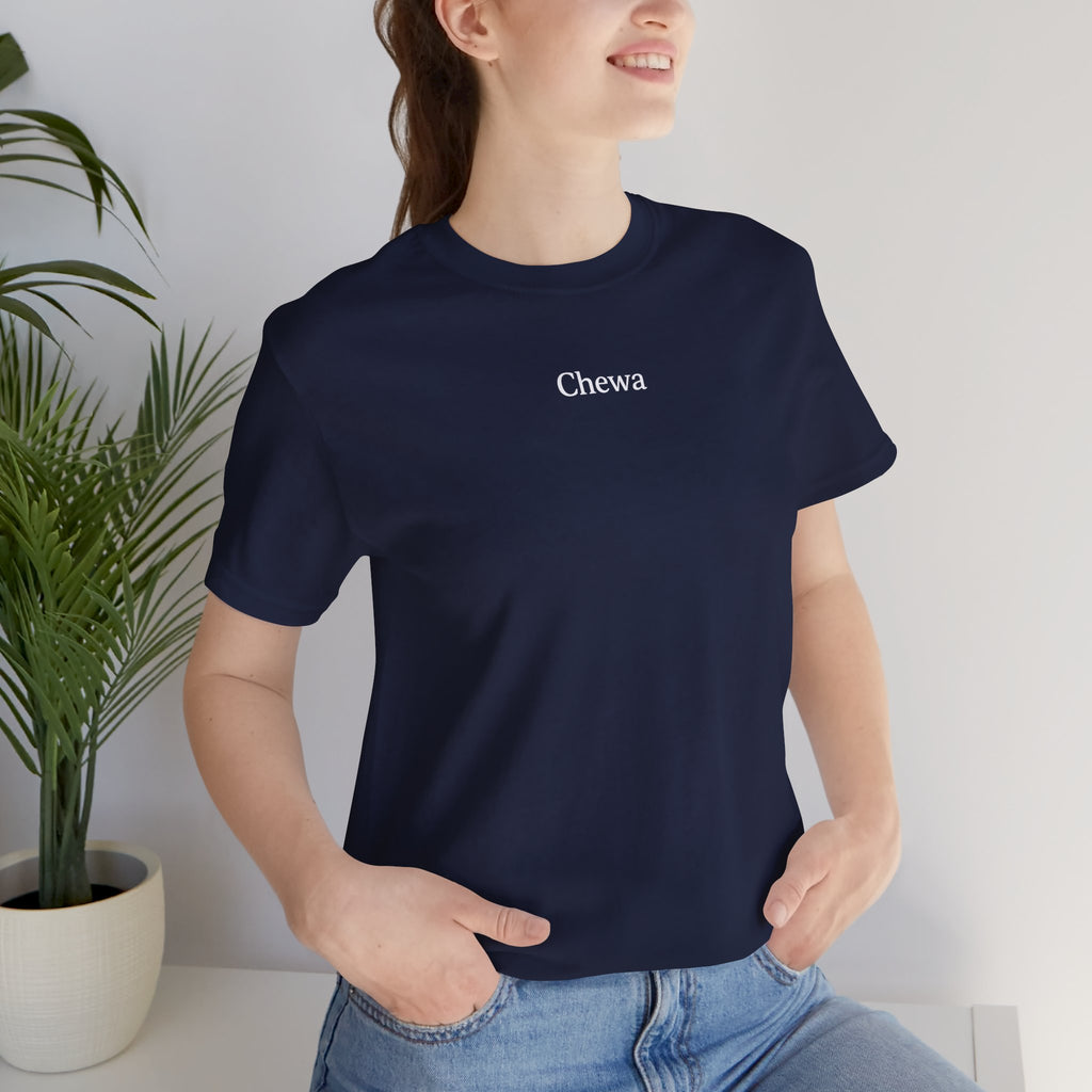 Chewa T-Shirt - Dunkelblau / Weiß – Produktansicht 3