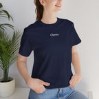 Chewa T-Shirt - Dunkelblau / Weiß – Produktansicht 3