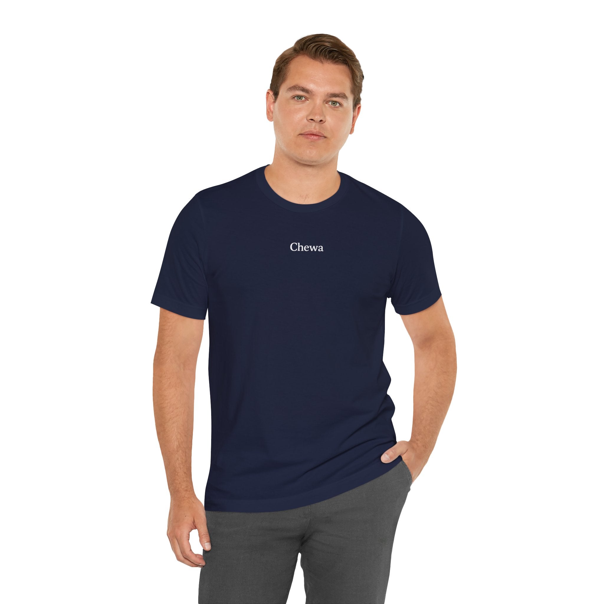 Chewa T-Shirt - Dunkelblau / Weiß – Produktansicht 4