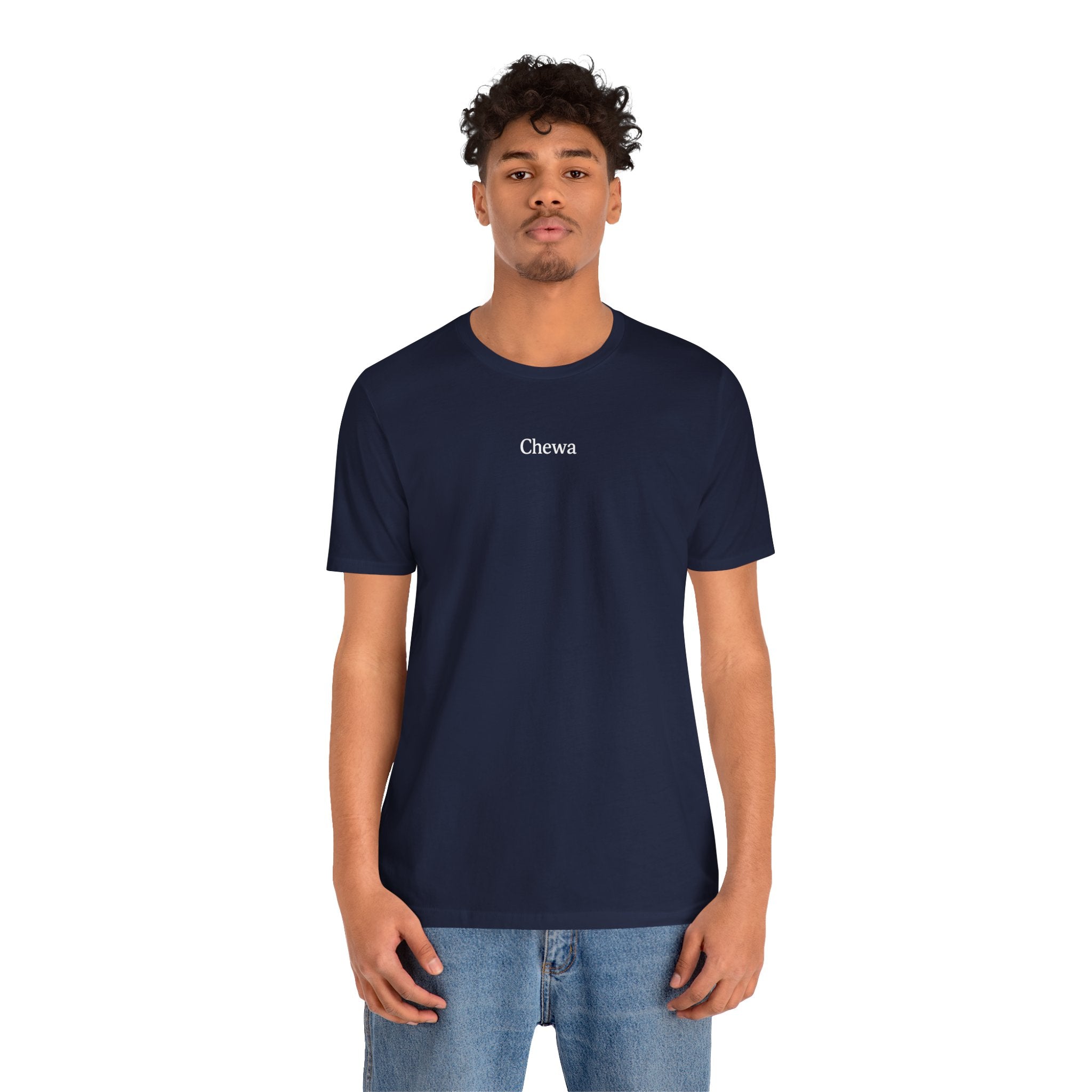 Chewa T-Shirt - Dunkelblau / Weiß – Produktansicht 6