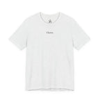 CHEWA Logo T-Shirt - Hellgrau/Schwarz – Hauptansicht