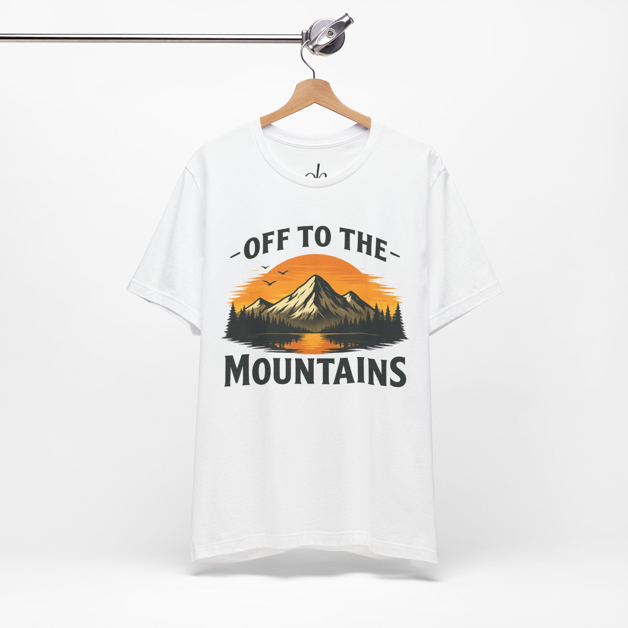 Mountains T-Shirt - Weiß – Hauptansicht