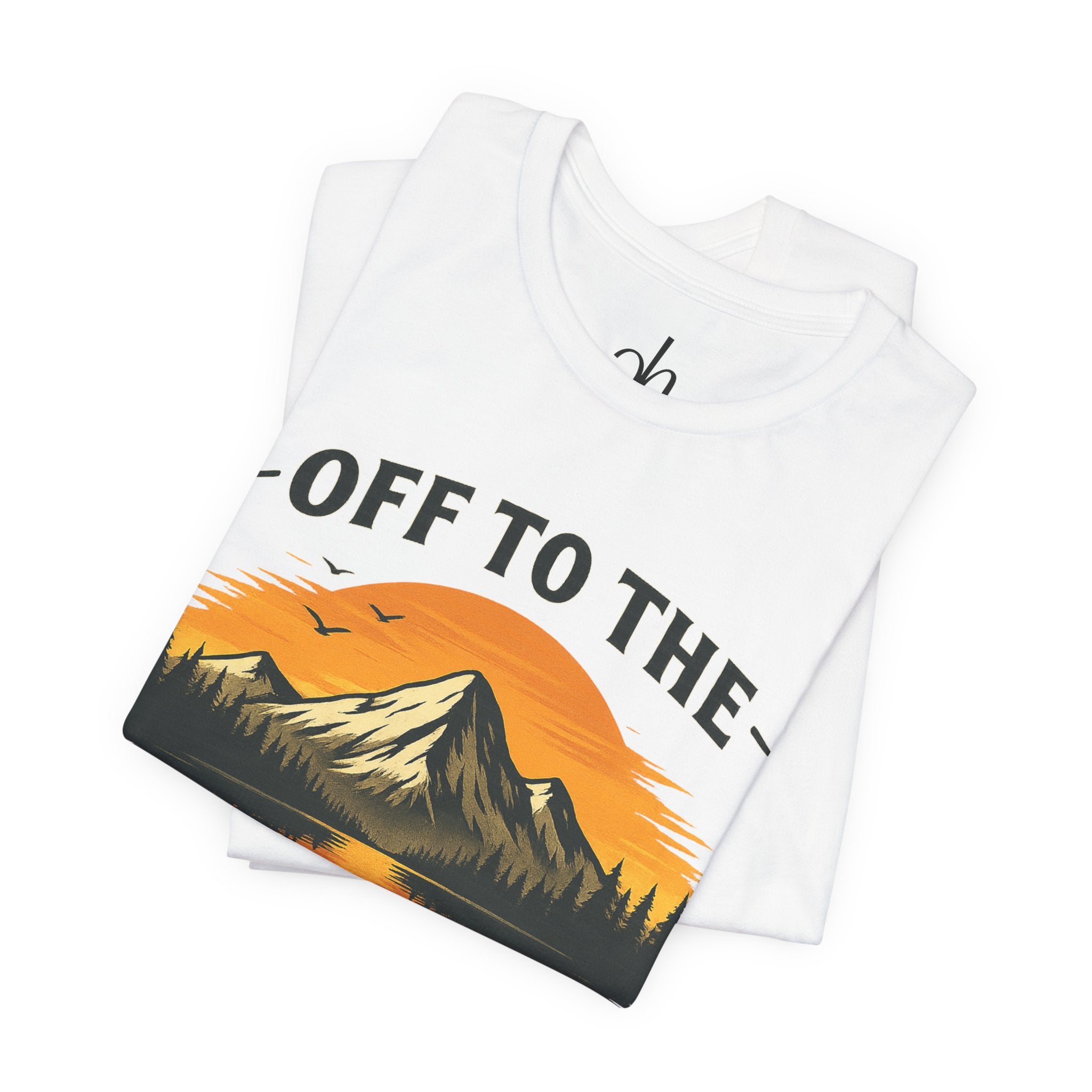 Mountains T-Shirt - Weiß – Produktansicht 2