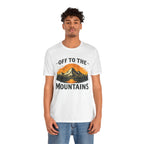 Mountains T-Shirt - Weiß – Produktansicht 3