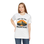Mountains T-Shirt - Weiß – Produktansicht 4