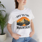 Mountains T-Shirt - Weiß – Produktansicht 6