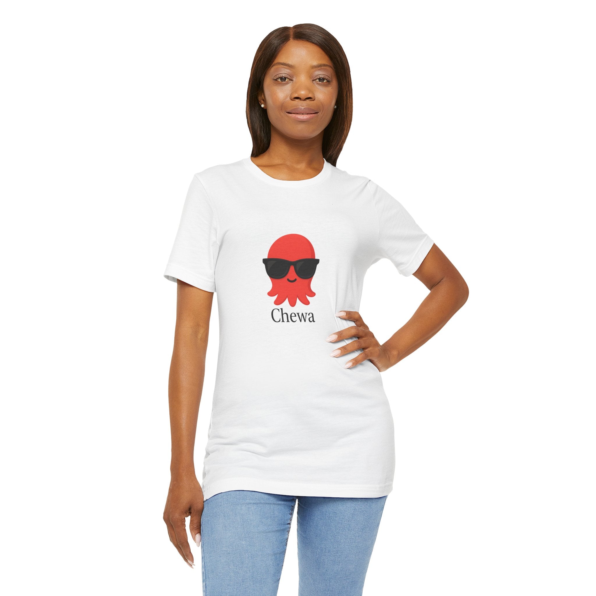 Ocsy T-Shirt - Weiß – Produktansicht 5