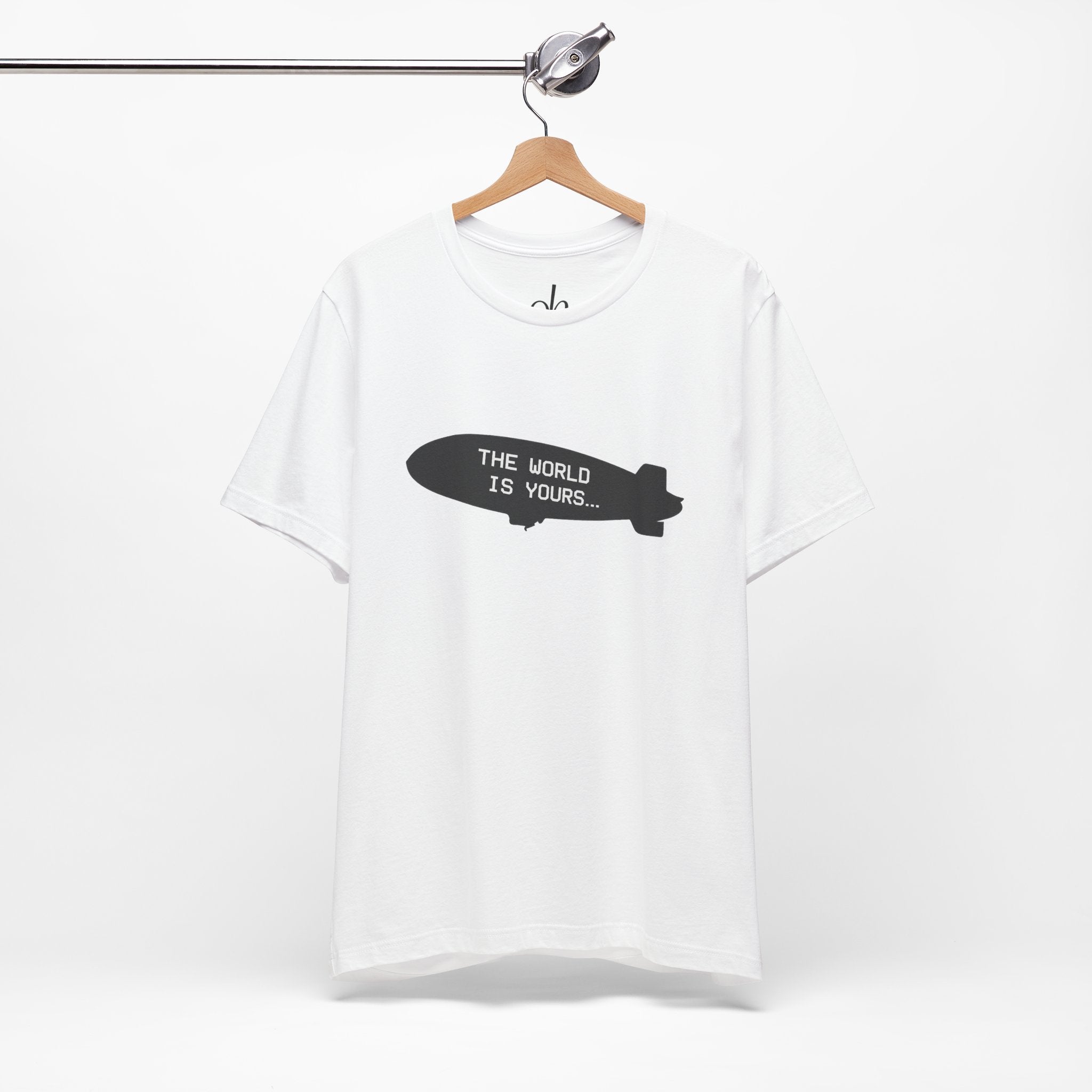 The World Is Yours T-Shirt - Weiß/Schwarz – Hauptansicht