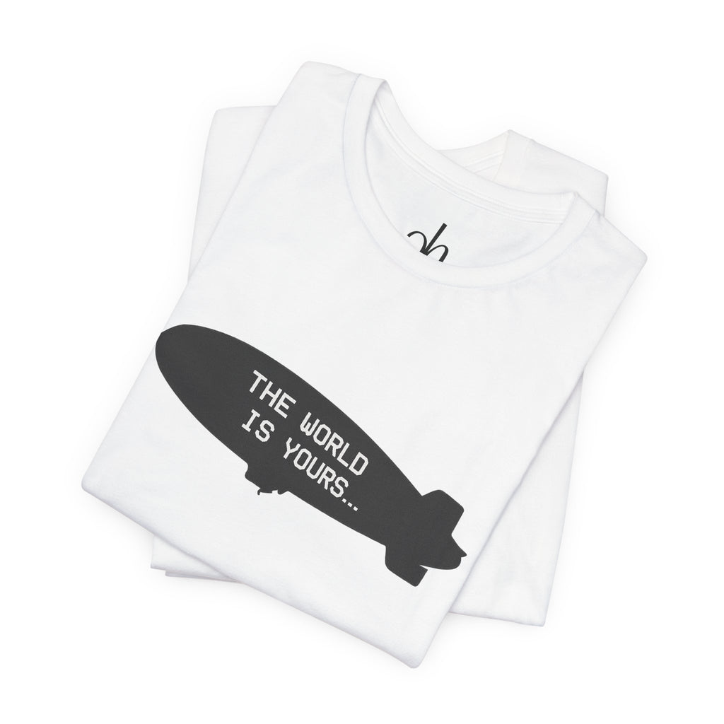The World Is Yours T-Shirt - Weiß/Schwarz – Produktansicht 2