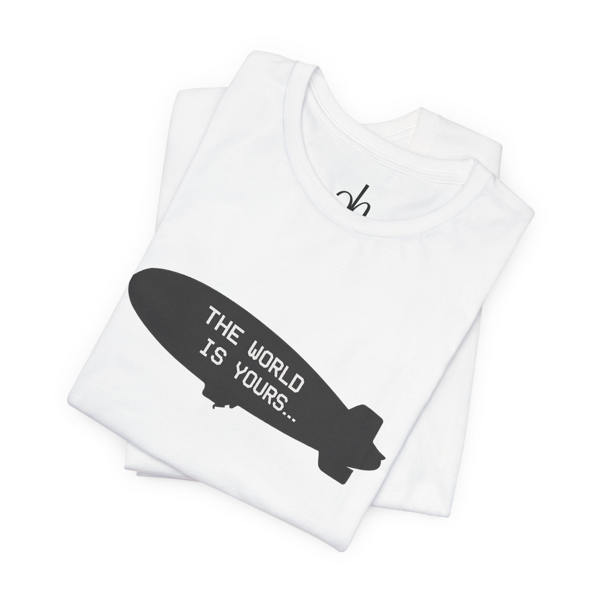 The World Is Yours T-Shirt - Weiß/Schwarz – Produktansicht 2