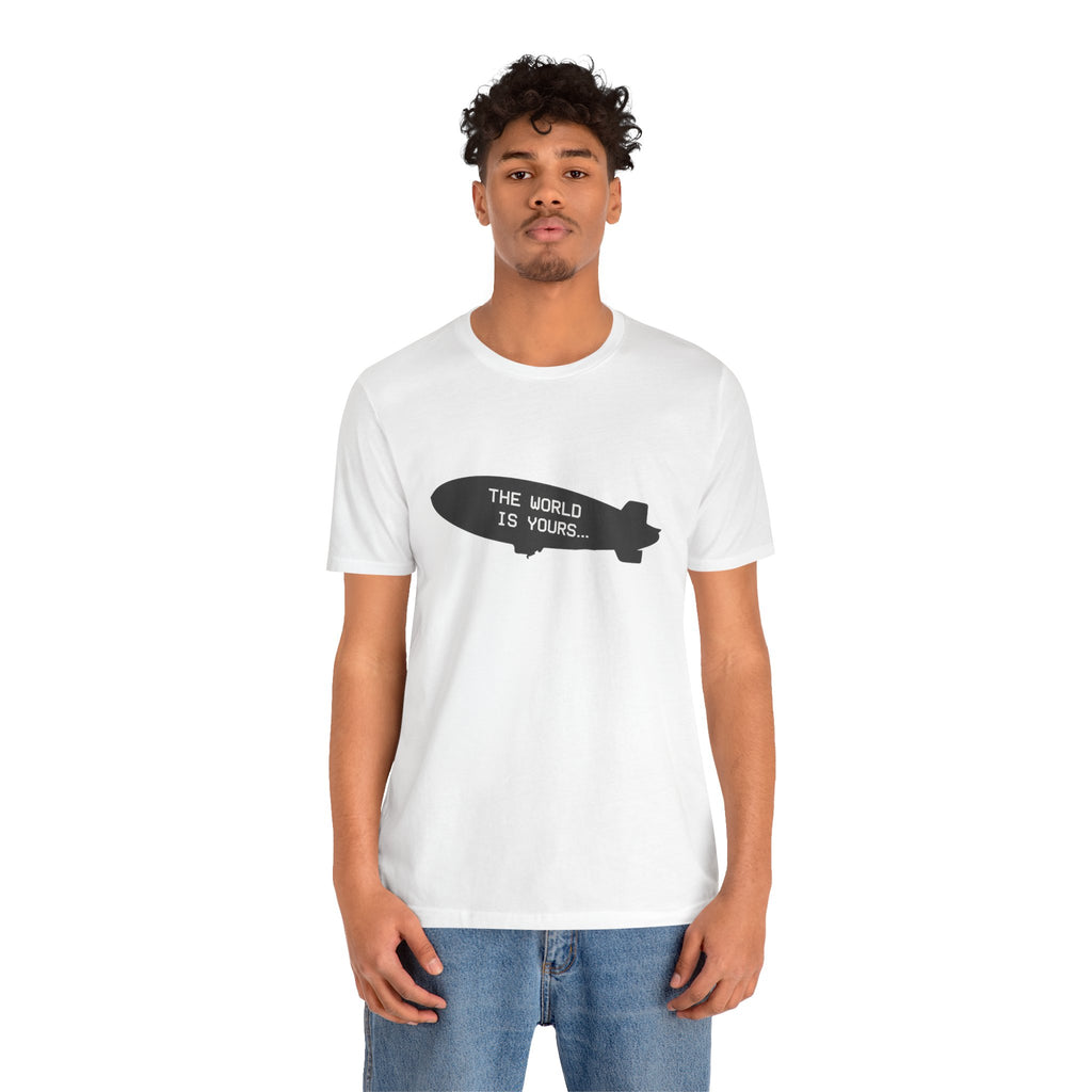 The World Is Yours T-Shirt - Weiß/Schwarz – Produktansicht 3