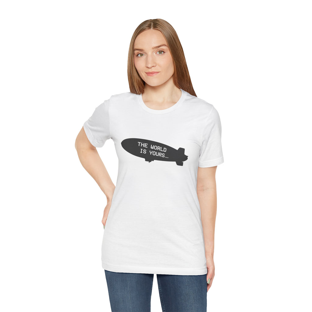 The World Is Yours T-Shirt - Weiß/Schwarz – Produktansicht 4