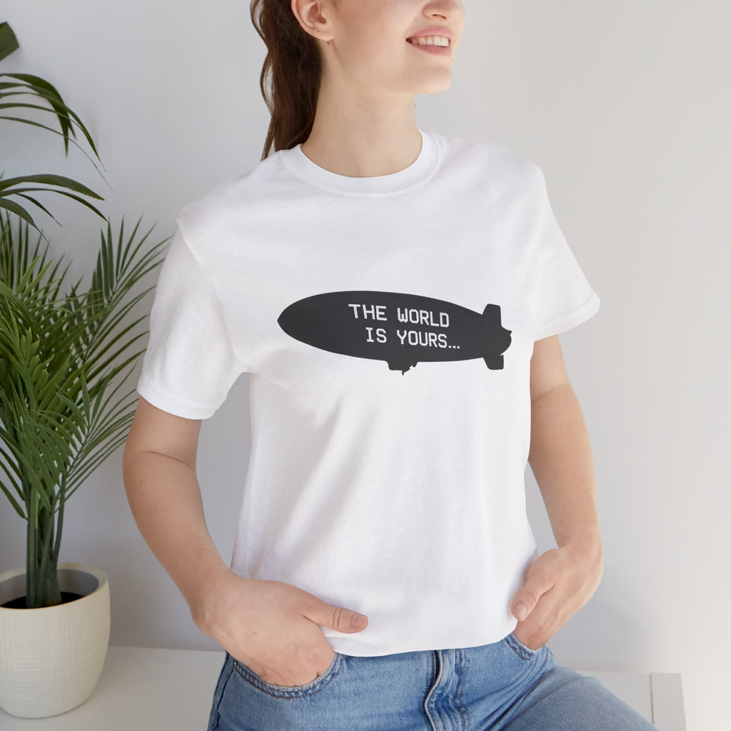 The World Is Yours T-Shirt - Weiß/Schwarz – Produktansicht 6